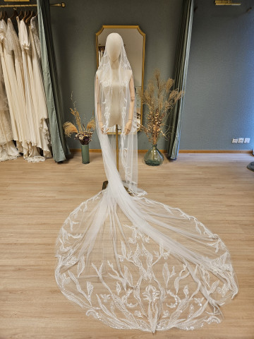 Voile de Mariée Royal « Grand Majesté » – Format XXL 3m x 3,5m