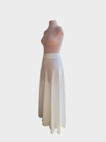 Pantalon large effet jupe sur mesure